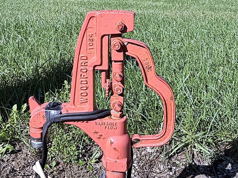Water hydrant at an RV site